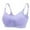 purple, variant on 1/4 Pack Women's Nursing Bras For Breastfeeding, Maternity Bra Pregnancy Wireless Sleep Nursing Full Coverage Push Up Bralette Bra With Pads, Black/Gray/Beige, S-3XL