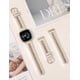 thumbnail image 4 of Correa de reloj Minyee Leather con cadena de metal para Fitbit Versa 4, 4 of 6