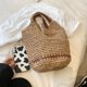 thumbnail image 3 of Bolso de hombro informal para mujer, bolso de Hobo ahuecado, bolso de cubo, bolso de playa de verano para mujer, 3 of 8