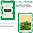 thumbnail image 4 of TECH CIRCLE Case for Apple 10.2-inch iPad 9th/8th/7th Generation - Heavy Duty Protection Shockproof Rugged Case with Adjustable Hand/Shoulder Strap & 360 Gegree Rotating Viewing Kickstand, Green, 4 of 9