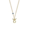 thumbnail image 1 of Collar con dije signo zodiaco Tauro ZVEZDA chapa de oro 18k 45 cms, 1 of 4