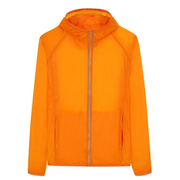 Wo-Fusoul Jackets for Men Unisex Outdoor Sports Jacket, Waterproof Sun Protection Windbreaker, Long Sleeve Hooded Coats for Men