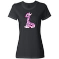 thumbnail image 3 of Inktastic Girl Giraffe Women's T-Shirt, 3 of 5