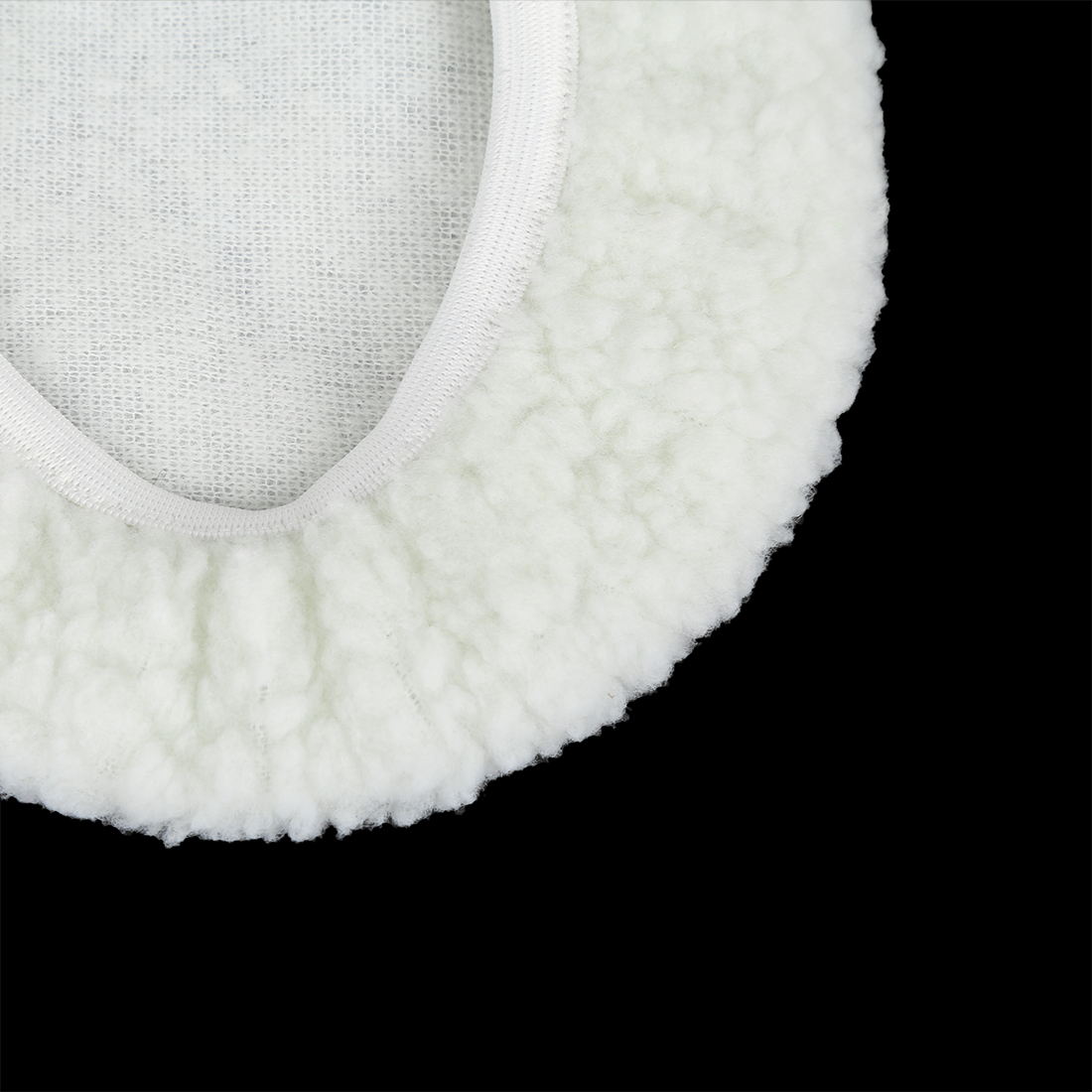 Unique Bargains 5Pcs 9"-10" White Plush Car Wax Polishing Bonnet Buffing Pads