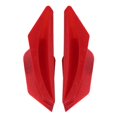 thumbnail image 1 of Ailes Aérodynamiques pour Moto Spoiler Aile Accessoire de Modification Universel Rouge, 1 of 5