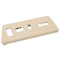 thumbnail image 3 of Driver Side  Switch Housing, 9L3Z-14A706-MA ABS Anti Scratch 4 Holes  Adjustment Panel Matte Finish  for Automobile Beige, 3 of 7