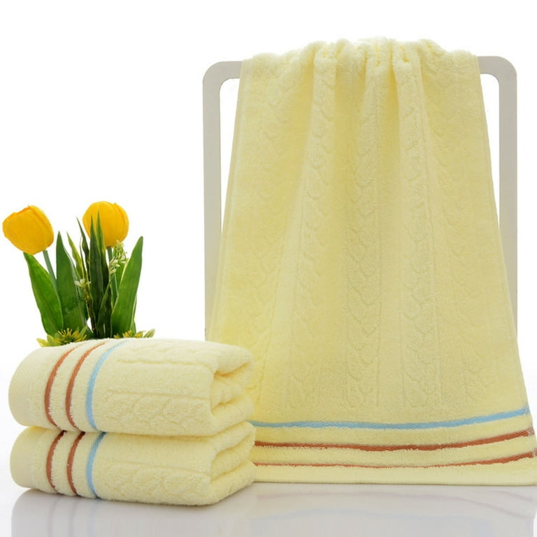  Bathroom Towels - Yellow / Bathroom Towels / Bath Products:  Home & Kitchen