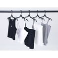 thumbnail image 4 of Unique Bargains Foldable Travel Hangers Portable Clothes Hangers Black 20 Pcs, 4 of 6