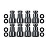 ICT Billet Fuel Injector Spacer Set of 8 - LS1 Intake Manifold/Fuel Rail to LS Truck Injector Adapter ICT Billet, 551371
