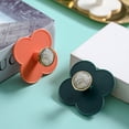 thumbnail image 4 of 4Pcs Adhesive Bathroom Hooks Seamless Punch-Free Flower Shape Coat Hanging Hooks for Home, 4 of 8