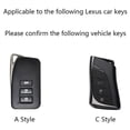 thumbnail image 2 of TPU Car Remote Key Cover Case for Lexus NX ES UX US RC LX GX IS RX 200 250h 350h LS 450h 260h 300h UX200 Keychain Accessories, 2 of 9
