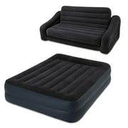 Air Couches Intex Inflatable Queen Size Pull Out Futon Sofa Couch Bed Air Mattress