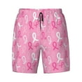 thumbnail image 4 of Lsque Mens Swim Trunks Breast Cancer Awareness (3) Pattern - Bathing Suit Compression Liner - Beach Swim Shorts Swimwear - (S-3XL) - Stretch Quick Dry -3X-Large, 4 of 9