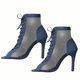 thumbnail image 1 of Guardurnaity Sandalias de tacón alto de lona para mujer, elegantes zapatos de baile de malla con encaje, zapatos de baile latino, zapatos de baile Calzado azul cuarenta y tres, 1 of 6