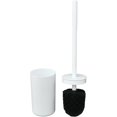 thumbnail image 4 of Compact Plastic Toilet Bowl and Holder Set, Stiff Bristle Scrub - White - 2 Pack, 4 of 6