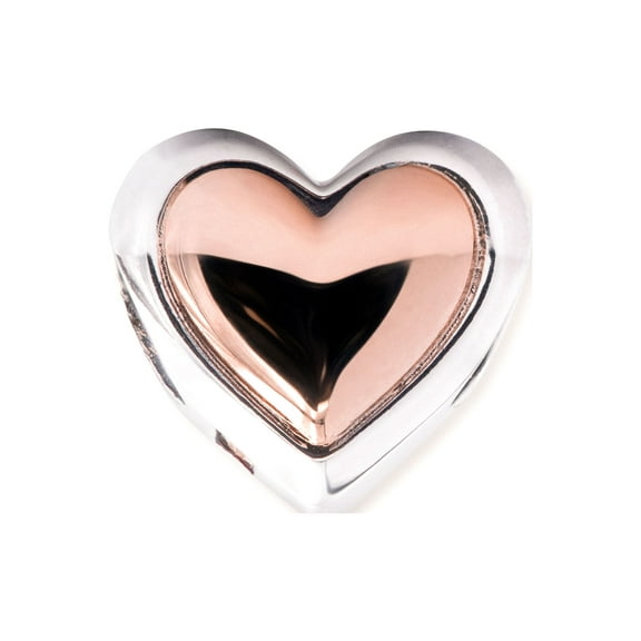 Pandora Domed Golden Heart Charm