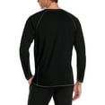 thumbnail image 5 of Men's Long Sleeve Active Rashguard Shirts Solid Workout Top Sports Tee UPF 50+, 5 of 5