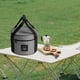 thumbnail image 4 of Bolsa de almacenamiento Para vajilla Likrtyny camping 9/14 l picnic barbacoa tela Oxford gris ahumado L, 4 of 7