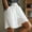(Fashion 11)White, variant on Women's Plus Size Solid Cotton and Linen Shorts with Drawstring Summer Casual Loose-Fitting Womens Short Pants