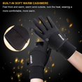 thumbnail image 2 of Guantes de invierno para hombres y mujeres, guantes impermeables, guantes con pantalla táctil, guantes térmicos, guantes cálidos para mensajes de texto con pantalla táctil, 2 of 5