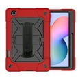 thumbnail image 2 of Galaxy Tab S6 Lite 10.4" Case 2020,Hybrid Shockproof Rugged Heavy Duty Full-Body Drop Protection Stand Kids Case with Shoulder Strap for Galaxy Tab S6 Lite 10.4" 2020 SM-P610/P615,Red+Black, 2 of 7