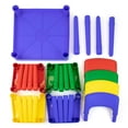 thumbnail image 2 of Tot Tutors Kids Plastic Table and 4 Chairs Set, Primary Colors (Primary Collection), 2 of 5
