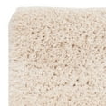 thumbnail image 5 of SAFAVIEH Fontana Jamie Solid Shag Runner Rug, Creme, 2'3" x 8', 5 of 7