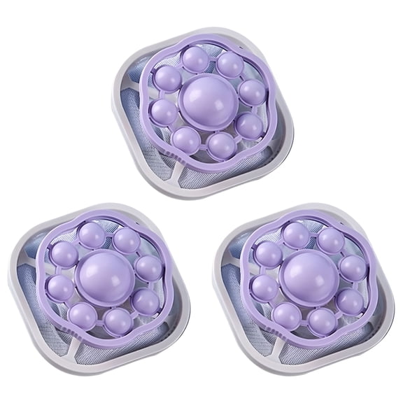 ACDANC Heavy-Duty Washing Machine Lint Remover for Pet Hair & Laundry Care,Reusable Mesh Filter Tool with Ergonomic Handle (Home Appliance Maintenance),Floating Hair Filtering Mesh Removal Purple