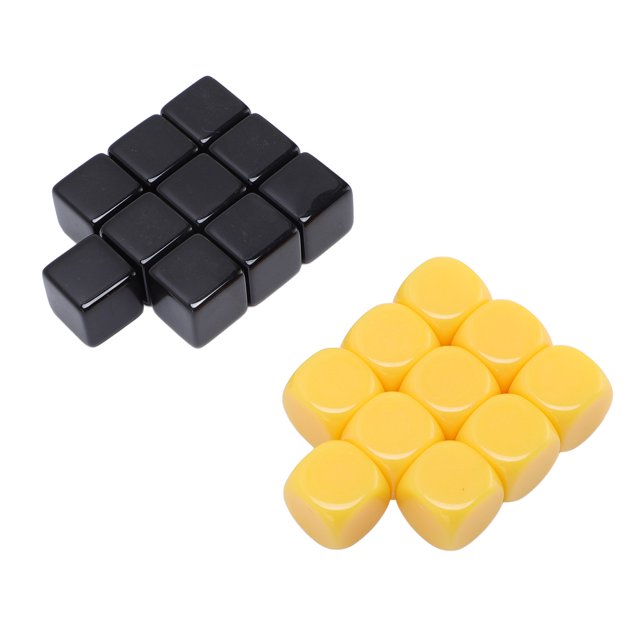 Dados en de 16 mm, Plásstico Diy Dice en multifuncional Con Bolsa de Almacenamiento para Juegos de Mesa