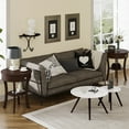 thumbnail image 2 of Costway 2 PCS 2-tier Side End Sofa Table Round Nightstand  Bedroom Living Room Espresso, 2 of 11