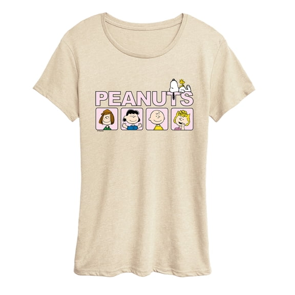 Peanuts - Crew Blocks - Women's Short Sleeve Graphic T-Shirt