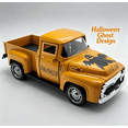 thumbnail image 5 of MInHoues Halloween Orange Vintage Metal Truck with 3 Mini Pumpkin Figurines Ornament，4.9"Farmhouse Halloween Centerpieces for Table Home Mantel Pumpkin Tiered Tray Decor Party Gift, 5 of 9