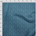 thumbnail image 4 of oneOone Rayon Teal Blue Fabric Asian Floral Sewing Craft Projects Fabric Prints By Yard 56 Inch Wide, 4 of 4