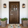 thumbnail image 6 of Fotbe Extra Durable Door Mat - Dirt Trapping Outdoor Welcome Mats - Non-Slip Outdoor Door Mats - Low Profile Front Door Mat - Indoor (16" x 24", Monkeys Swinging from Palms ), 6 of 9
