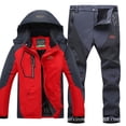 thumbnail image 3 of Traje de esquí para hombres deportes al aire libre traje de hombres guapo a prueba de viento impermeable cálido traje de esquí de invierno, 3 of 5