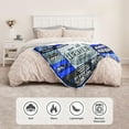 thumbnail image 3 of DAJU Police Gifts for Women/Men Blanket Flannel Soft and Comfortable Anti static Bed Sofa Blanket(30*40inch), 3 of 6