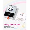 thumbnail image 3 of Just Being Cute Panda Necklace for Women, Hypoallergenic 925 Real Sterling Silver Pendant Necklaces Shiny CZ Birthday Mothers Day Jewelry Gifts To My Sister, 3 of 9