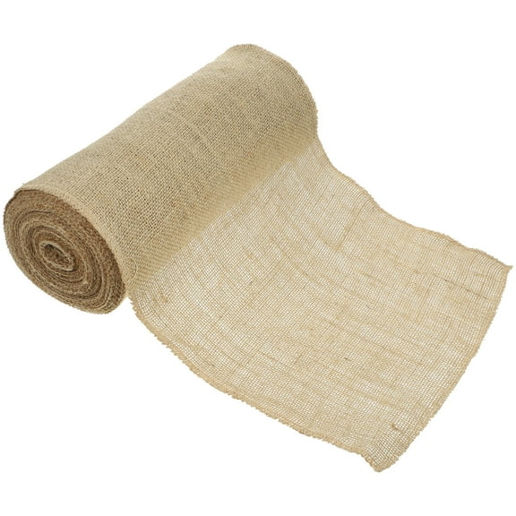 WHAMVOX  Burlap Table Runner Fabric Wedding Woven Jute Country Decor Rustic