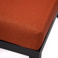thumbnail image 4 of LeisureMod Hamilton Modern 6-Peice Modular Outdoor Sectional Aluminum Patio Conversation Set with Orange Cushions, 4 of 17