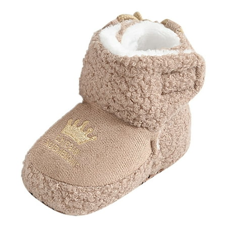 

Warm Winter Baby Shoes Cartoon Deer Shape Christmas Baby Shoes Baby Soft Sole Shoes