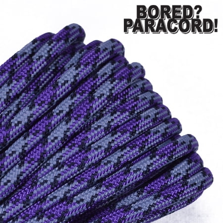 Bored Paracord Brand 550 lb Type III Paracord - Mystique 50 Feet