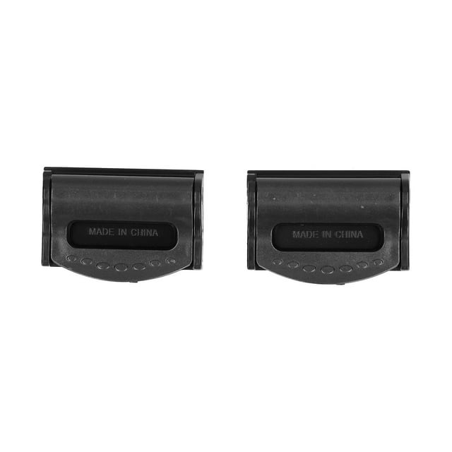 Estink Car Seatbelt Adjuster Wear-resistant Comfortable Shoulder Positioner Clip for Drivers Black 2 Pack