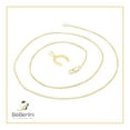 thumbnail image 5 of BEBERLINI Women Horseshoe CZ Pendant Necklace Set 14K Gold Filled Box Chain Jewelry 20", 5 of 7