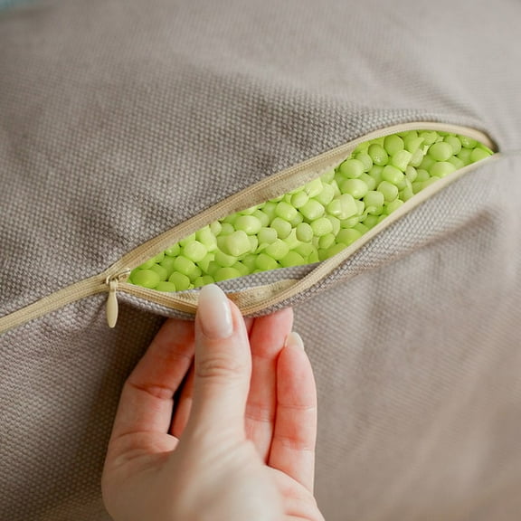 CTIRCHIU 1Pack DIY Bean Bag Filling Light Green Foam Pellets for Chair Cushion and Floor Pouf Filling