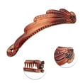 thumbnail image 2 of Unique Bargains 1 Pc Fashion Wavy Edge Hair Clips Hairdo Clip Brown, 2 of 5