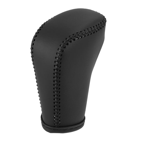 Unique Bargains Black Interior Faux Leather Gear Shift Knob Cover Transmission Shift Boot Lever for Honda Accord 2018-2022 Red Stitches
