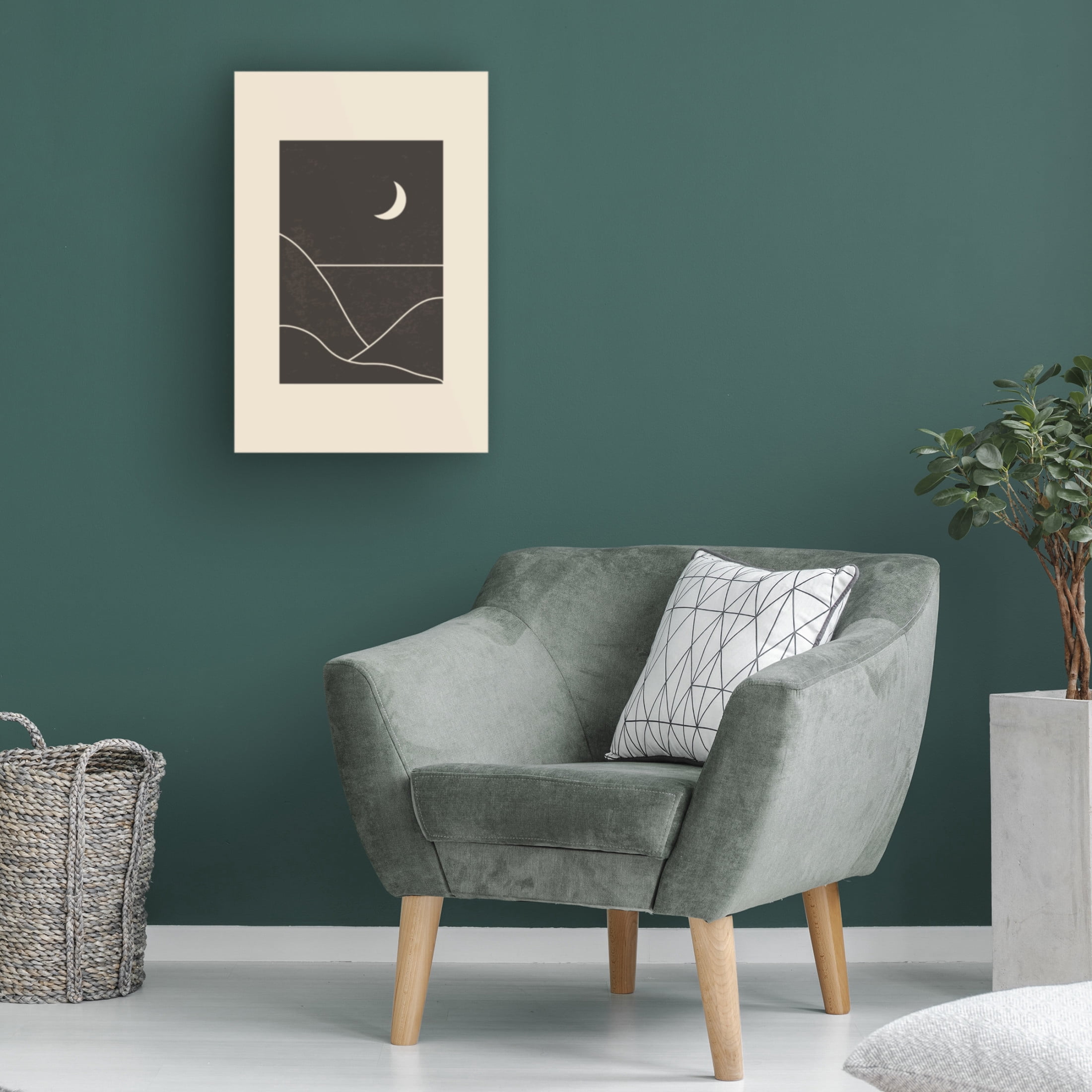 Trademark Fine Art jay stanley Minimal Mountains 5 Canvas Wall Art