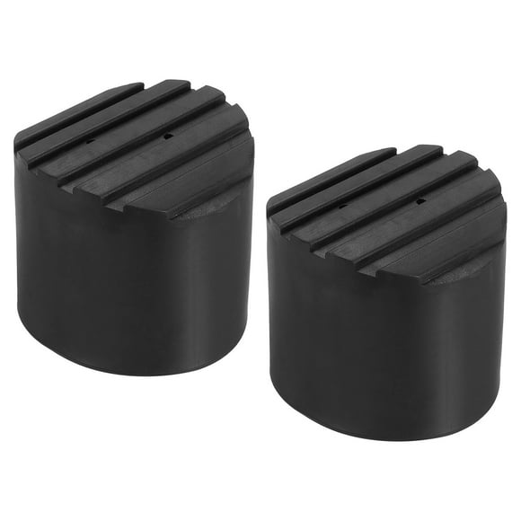 3.4"/85mm Pies Antideslizantes para Escalera Telescópica Plegable, Protección, Negro, Paquete de 2