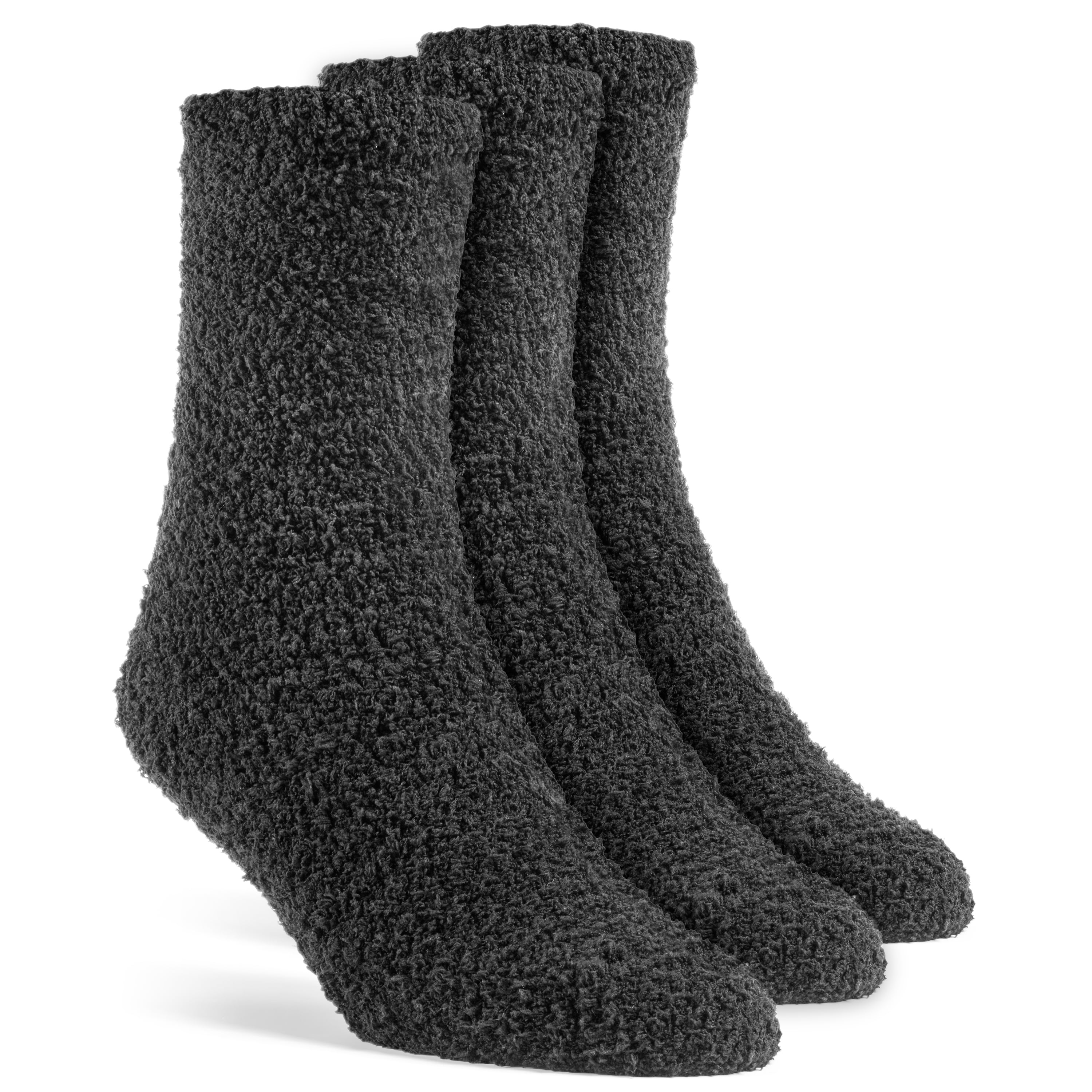 YolBer Women's Fluffy Crew Fuzzy Socks 3 Pairs