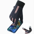 thumbnail image 4 of Guantes Impermeables de Nailon Qarigey para Hombre y Mujer con Pantalla Táctil Gris Rosa, 4 of 6